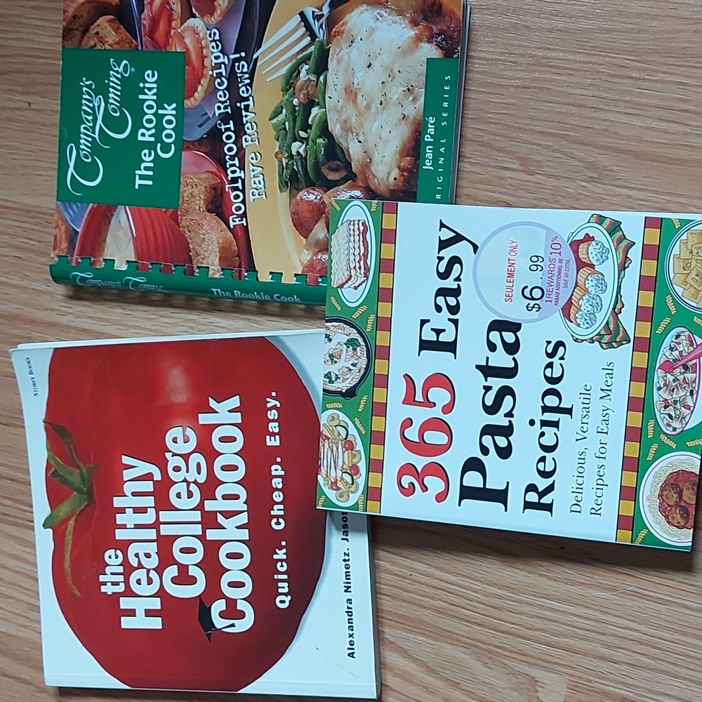 3 Cookbooks